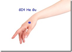 point acupuncture GI4 He gu allergies sphère ORL