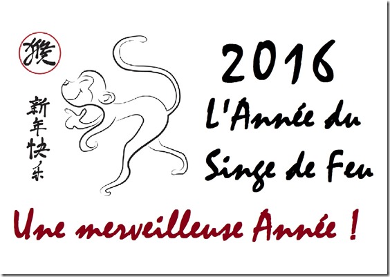 2016 L’année du Singe